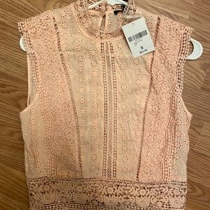 Eyelet Detail Tank Top